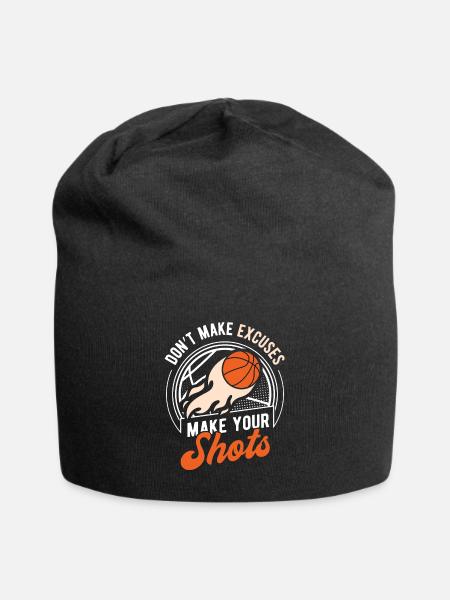 Basket-ball - Bonnet en jersey - noir