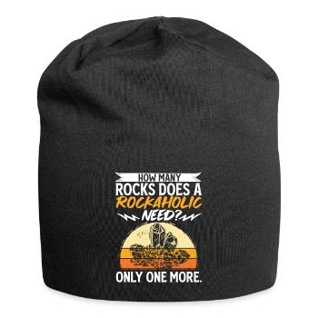Rockhound Geology Rock Collecting Stone Collectors - Jersey Beanie - black - Front