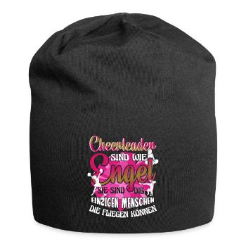 Cheerleading Cheerleaderinnen sind wie Engel - Jersey-Beanie - Schwarz - Vorne