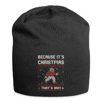 Ugly Christmas | Ugly Christmas Gift - Jersey Beanie - black - Front