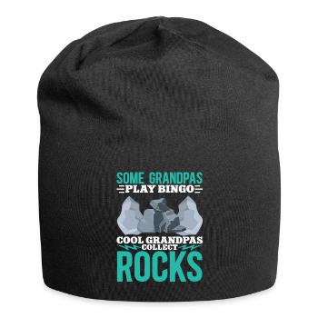 Rockhound Geology Collectionneur de pierres de collecte de roches - Bonnet en jersey - noir - Devant
