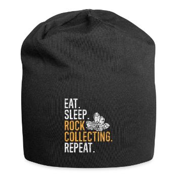 Rockhound Geology Rock Collecting Stone Collectors - Jersey Beanie - black - Front