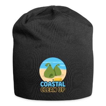 Coastal Cleanup Beach Beach Clean Up - Jersey Beanie - black - Front