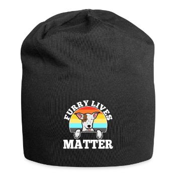 Furry lives matter - Jersey-Beanie - Schwarz - Vorne