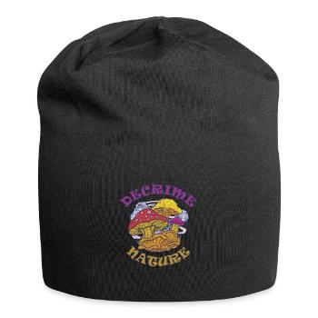 Decrime Nature Champignon Magique Coloré Trippy - Bonnet en jersey - noir - Devant