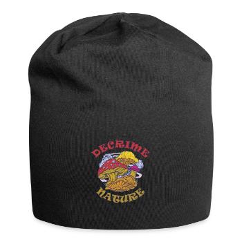 Decrime Nature Champignon Magique Coloré Trippy - Bonnet en jersey - noir - Devant