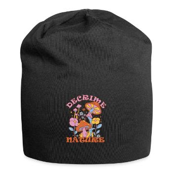 Decrime Nature Champignon Magique Coloré Trippy - Bonnet en jersey - noir - Devant