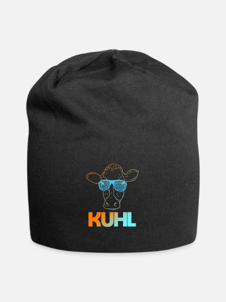 Kuhl Kuh Kühe Sonnenbrille Bauer - Jersey-Beanie - Schwarz