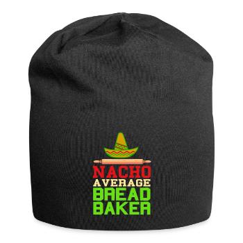 Nacho a verage bread baker - Jersey Beanie - black - Front