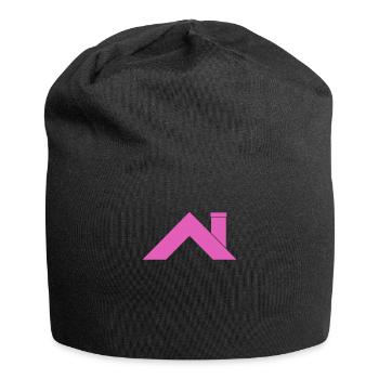 Toit de la maison - Bonnet en jersey - noir - Devant