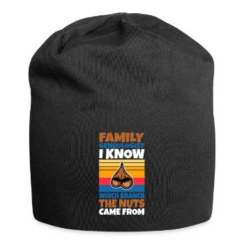 Family genealogist i know which branch the nuts - Jersey-Beanie - Schwarz - Vorne