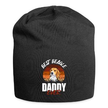 Best Beagle Daddy Ever - Jersey Beanie - black - Front