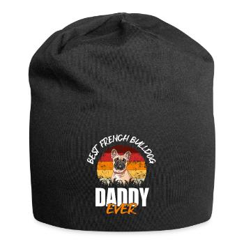 Français Bulldog - Bonnet en jersey - noir - Devant