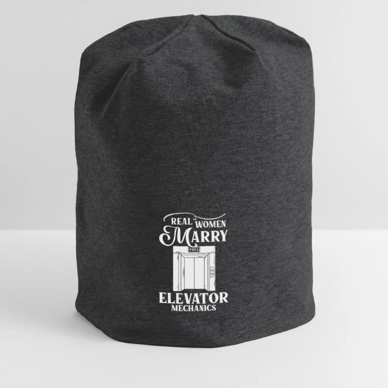 Elevator Elevator System Technician Woman Elevator Elevator Jersey Beanie