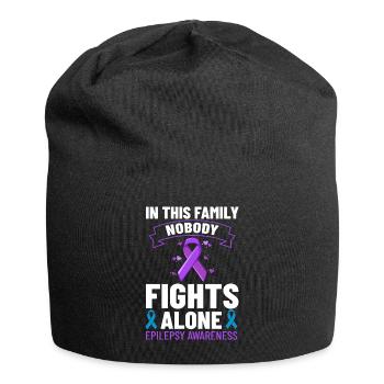Epilepsy Convulsive disease Epileptic seizure - Jersey Beanie - black - Front