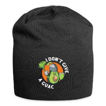 I Dont Give A Guac Vegan Geschenk - Jersey-Beanie - Schwarz - Vorne