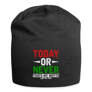 Motivation - Jersey-Beanie - Schwarz - Vorne