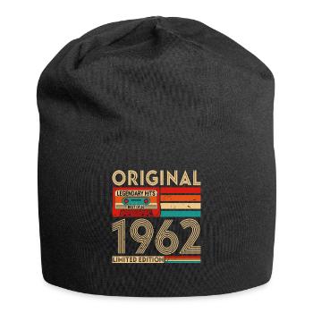 Ernte 1962 Vintage Geburtstag Retro Geschenk - Jersey-Beanie - Schwarz - Vorne