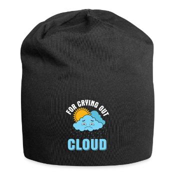 For Crying Out Cloud Meteorology Weather - Jersey Beanie - black - Front