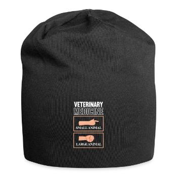 Tierarzt - Jersey-Beanie - Schwarz - Vorne