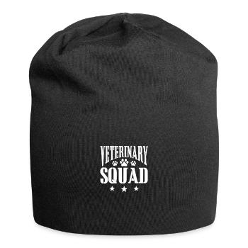 Tierarzt - Jersey-Beanie - Schwarz - Vorne