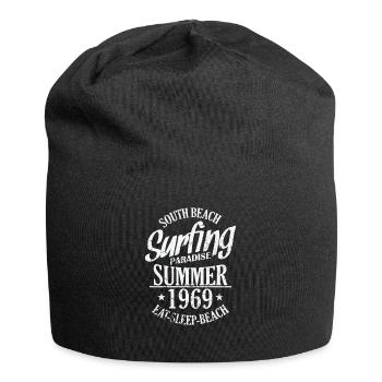 South Beach Surfing Paradise Summer 1969 Surf - Jersey Beanie - black - Front