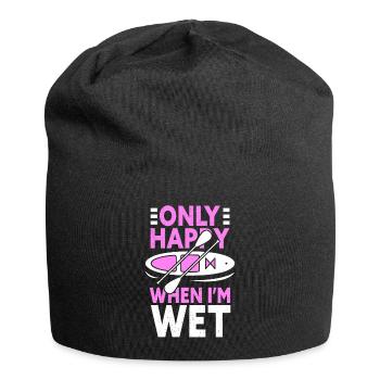 SUP Paddle Board Paddleboarding - Jersey Beanie - black - Front