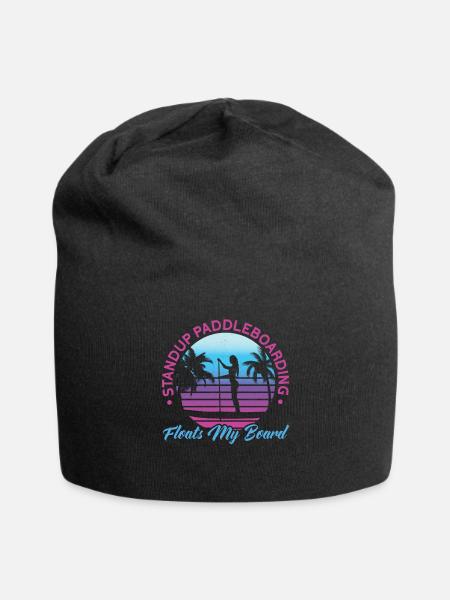 SUP Paddle Board Paddleboarding - Jersey-Beanie - Schwarz