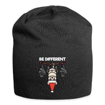 Be Different Wolf Fledermaus Weihnachtsmann - Jersey-Beanie - Schwarz - Vorne
