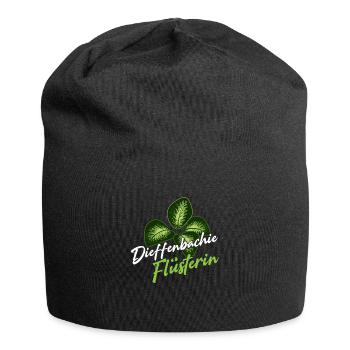 Dieffenbachia Whisperer Houseplant Plants - Jersey Beanie - black - Front