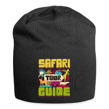 Safari Tour Guide - Jersey-Beanie - Schwarz - Vorne