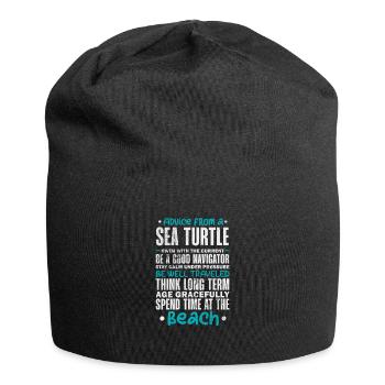 Tortue - Bonnet en jersey - noir - Devant