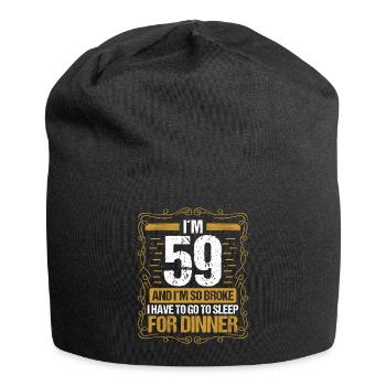 59 Idea Funny Go to Sleep for Dinner Year Humor - Jersey Beanie - black - Front
