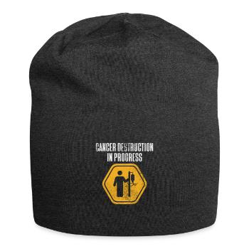 Cancer - Bonnet en jersey - charbon - Devant