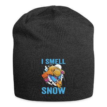 Skifahrer Skifahren Alpin Abfahrt I Geruch Schnee Skifahren - Jersey-Beanie - Anthrazit - Vorne