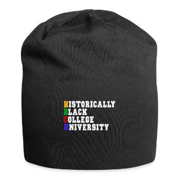 Hbcu Clothing Historic Black College - Bonnet en jersey - noir - Devant