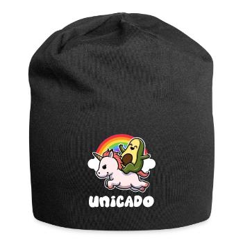 Unicado Avocado Geschenk - Jersey-Beanie - Schwarz - Vorne