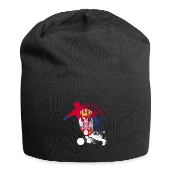 Équipe nationale Serbie - Bonnet en jersey - noir - Devant
