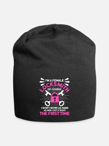 Serrurier crochetage serrurerie employé serrurier - Bonnet en jersey - noir