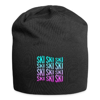 ski - Bonnet en jersey - noir - Devant