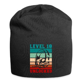 Casque déverrouillé Level18 pour les citations de joueurs - Bonnet en jersey - noir - Devant