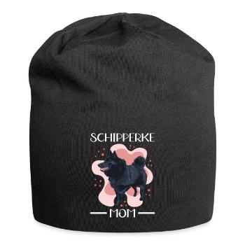 Schipperke Maman Propriétaire de Chien Propriétaire Chien Cadeau - Bonnet en jersey - noir - Devant