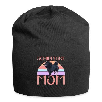 Schipperke Maman Propriétaire de Chien Propriétaire Chien Cadeau - Bonnet en jersey - noir - Devant