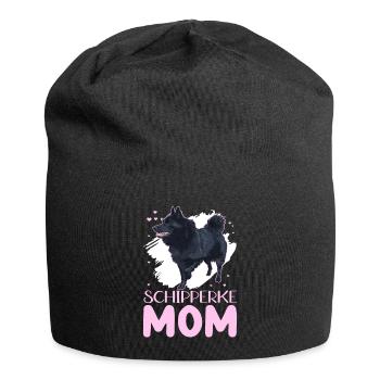 Schipperke Mom Dog Mama Dog Owner Cadeau - Bonnet en jersey - noir - Devant
