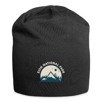 Parc national de Zion Utah Randonnée Camping en plein air - Bonnet en jersey - noir - Devant