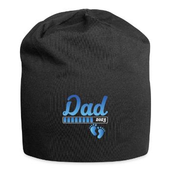Papa 2023 se charge - Bonnet en jersey - noir - Devant
