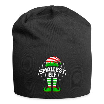 Kleinste Elfe kleine Schwester kleiner Bruder - Jersey-Beanie - Schwarz - Vorne