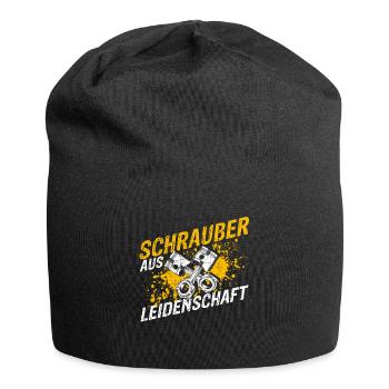 Garage Auto Tuning Leidenschaft für Schrauben Mech - Jersey-Beanie - Schwarz - Vorne