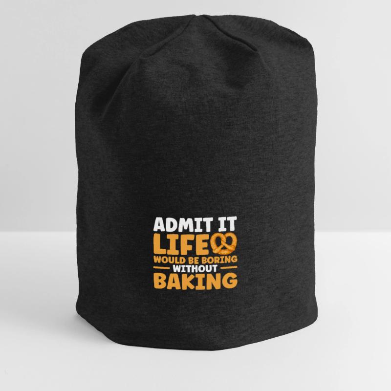 Bread Baking Gift Bakery Quote Baker Jersey Beanie
