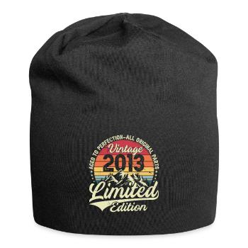 Jubiläum 2013 Jahrgang Jahrgang 2013 Jahrgang am besten - Jersey-Beanie - Schwarz - Vorne